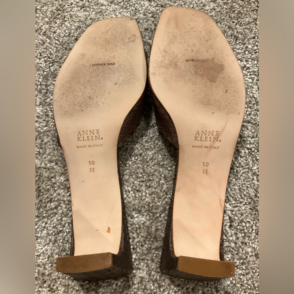Anne Klein Cosmo Raffia Sandal Size 10M - Picture 5 of 8